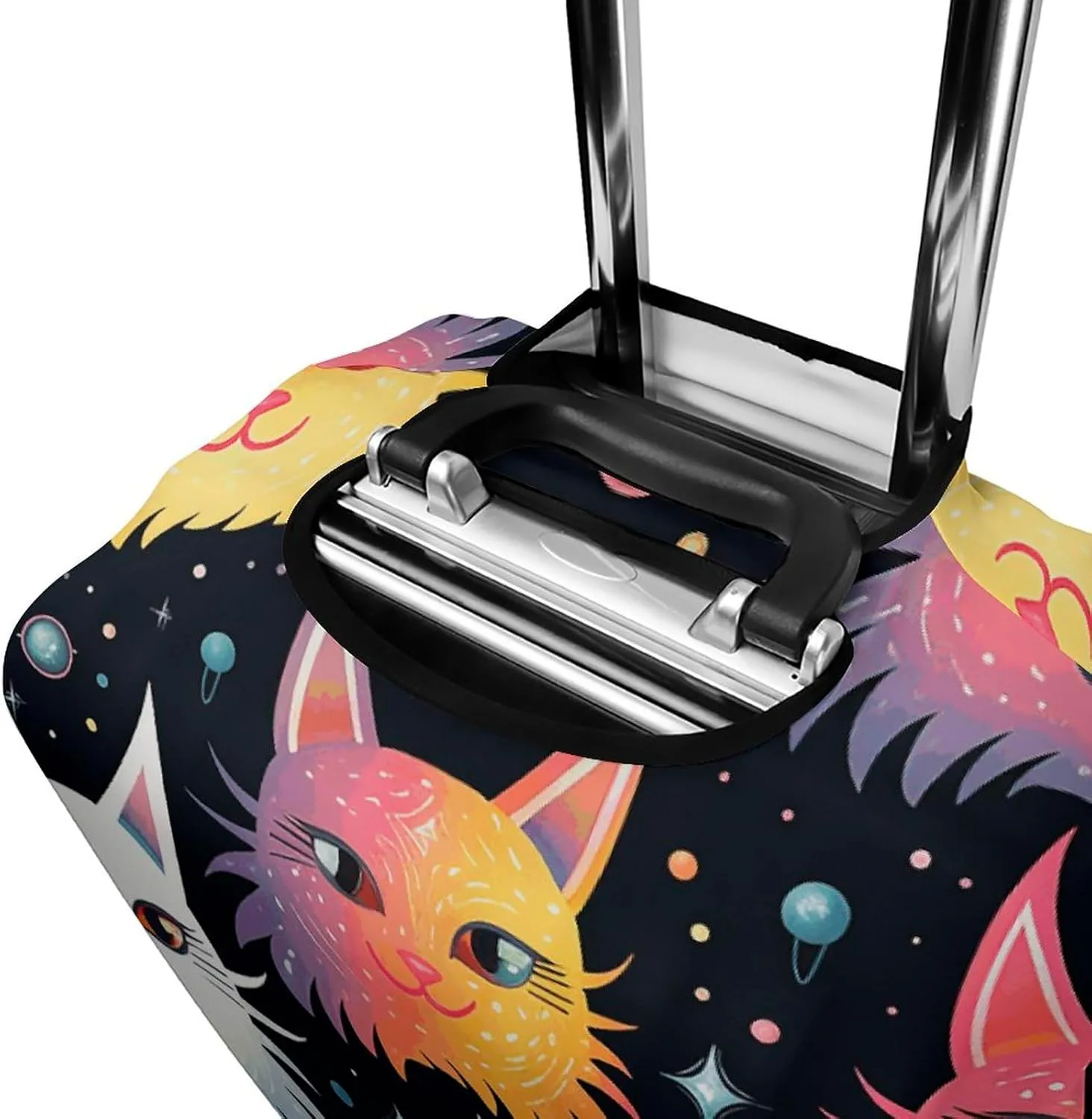 Suitcase Covers for Luggage Star Ear Cat Fashion Luggage Cover Washable Protector Waterproof Suitcase Cover Anti-scratch Travel Suitcases Covers Case for 19-32 Inch Luggages M