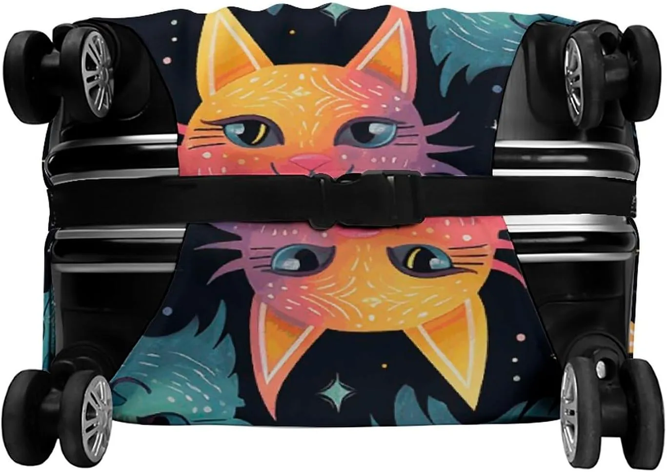 Suitcase Covers for Luggage Star Ear Cat Fashion Luggage Cover Washable Protector Waterproof Suitcase Cover Anti-scratch Travel Suitcases Covers Case for 19-32 Inch Luggages M