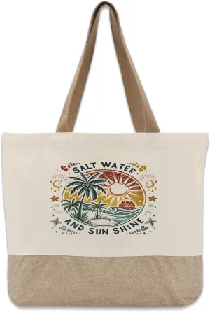 Summer Beach Bag for Women, Large Beach Tote Bag, Mom Gifts from Daughter Son, Shopping Reusable Grocery Bags