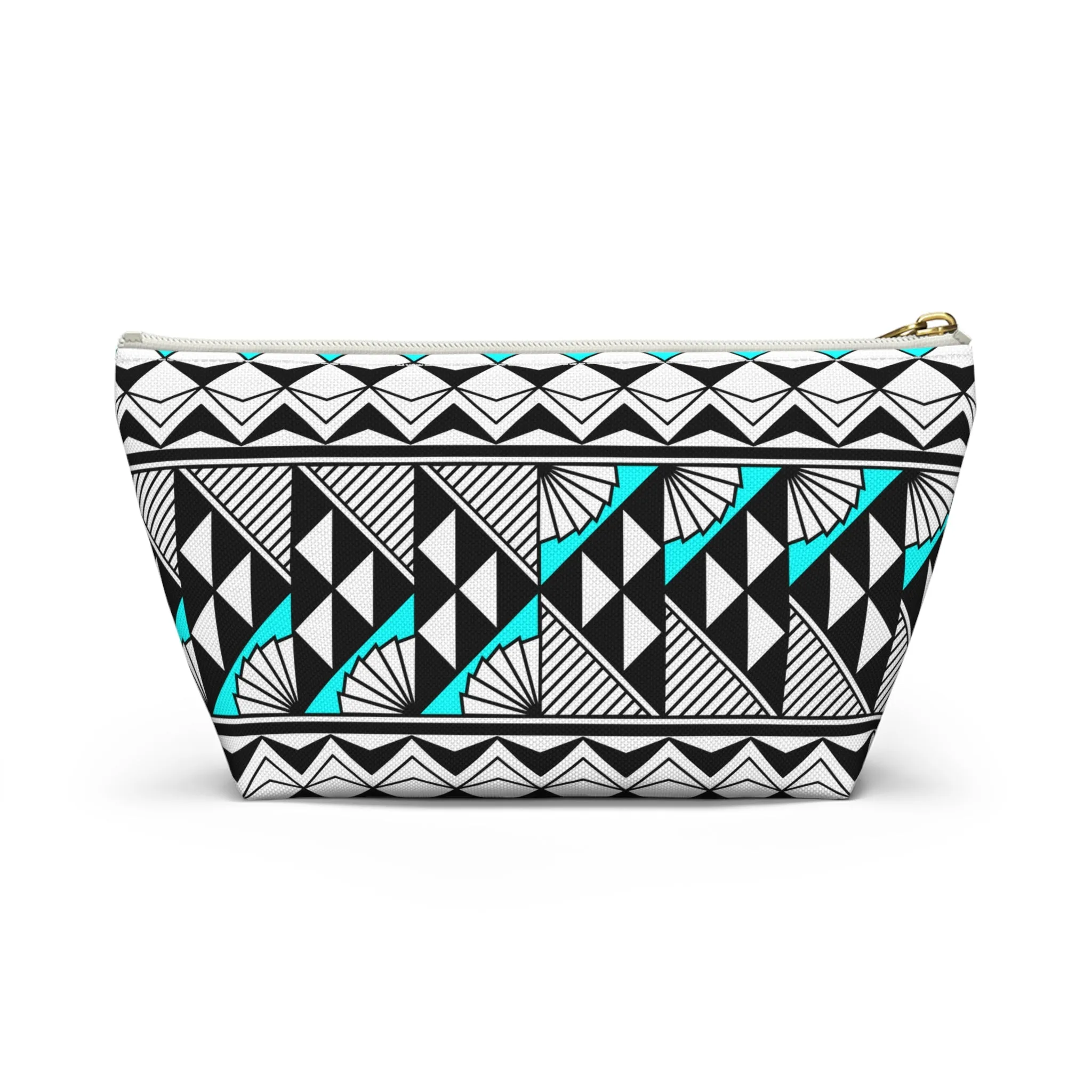 Sun  and Rain in Turquoise Pouch w T-bottom