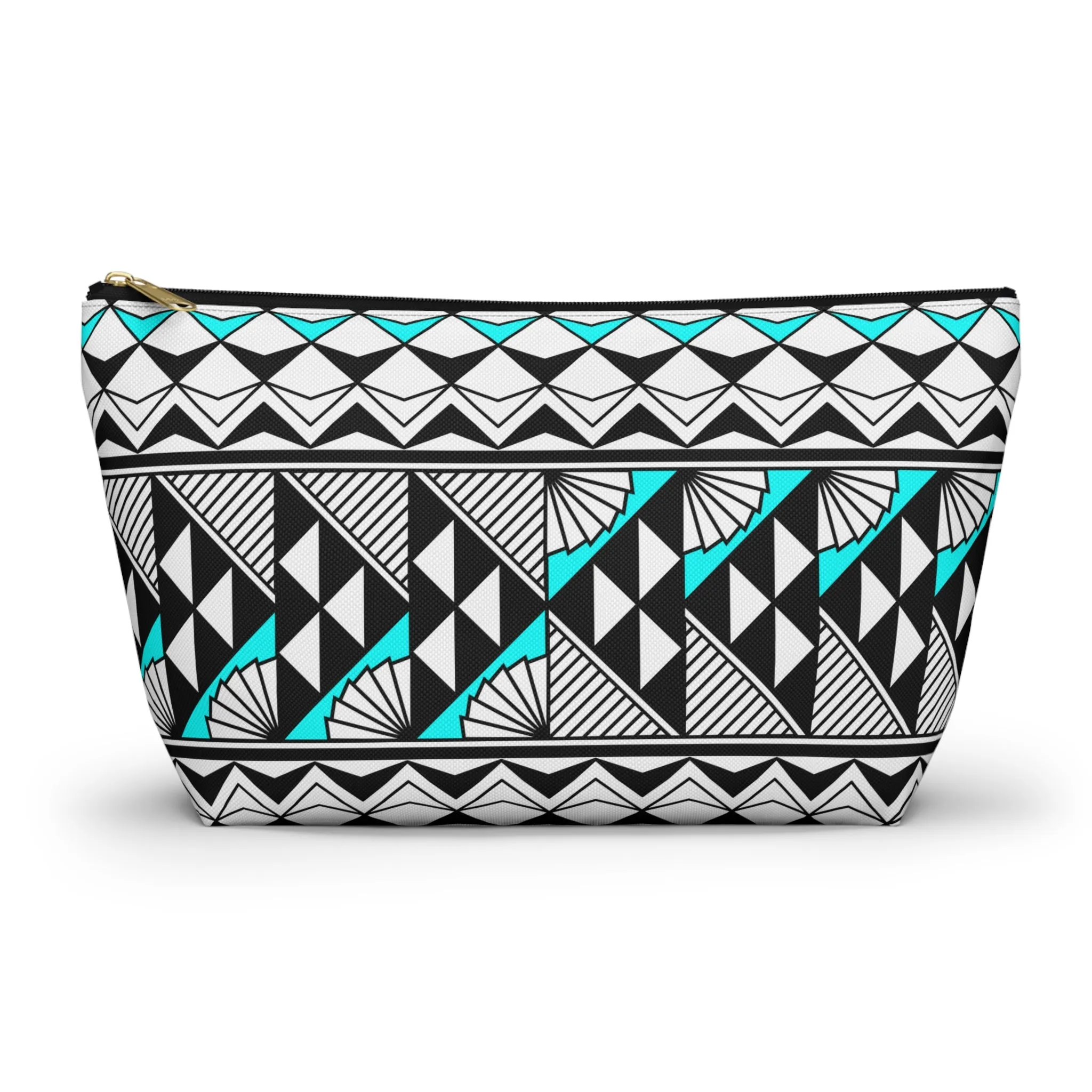 Sun  and Rain in Turquoise Pouch w T-bottom