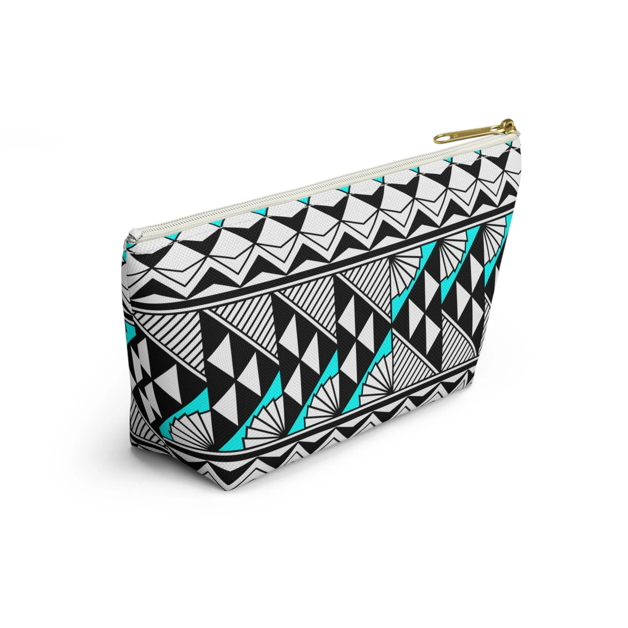 Sun  and Rain in Turquoise Pouch w T-bottom