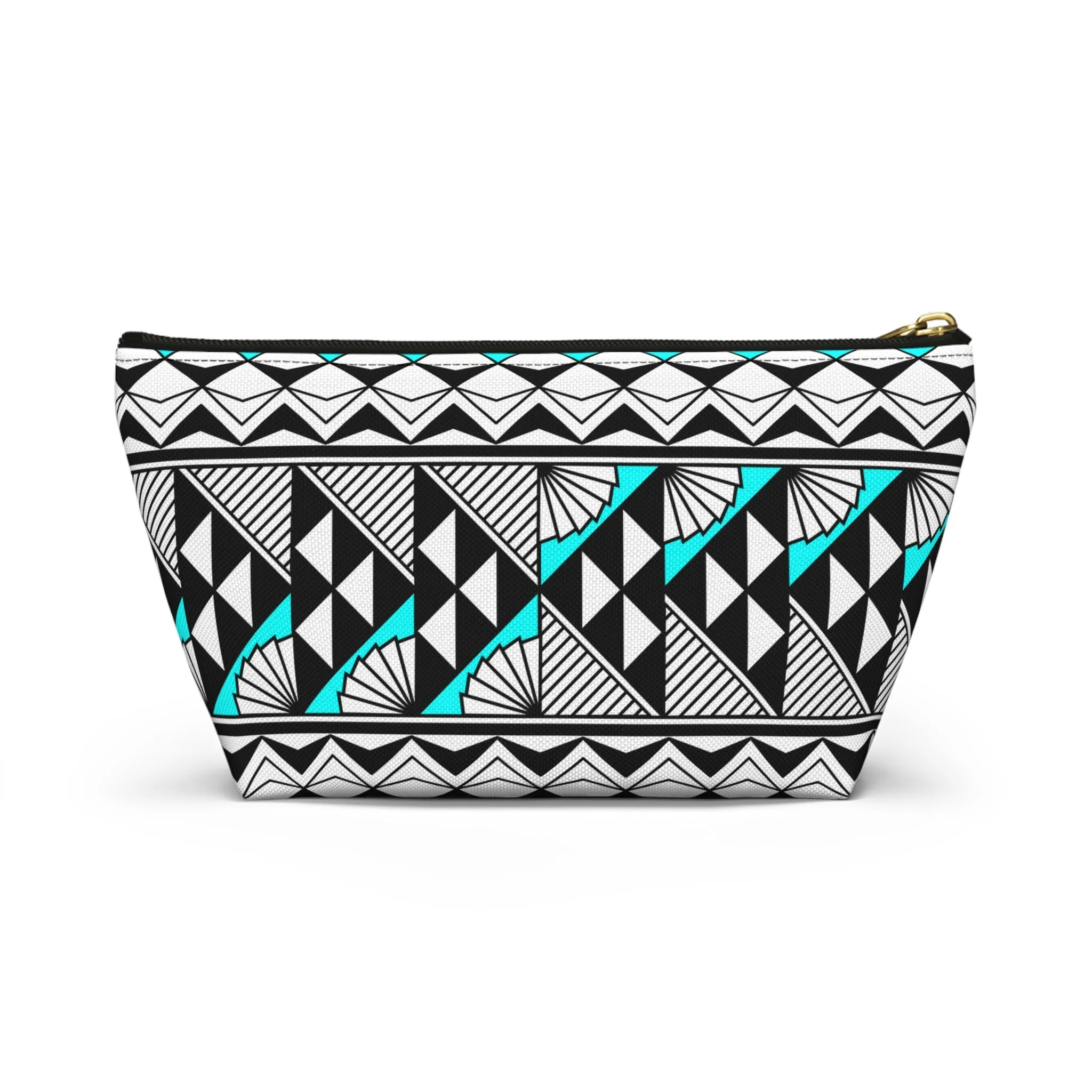 Sun  and Rain in Turquoise Pouch w T-bottom