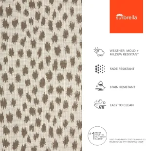 Sunbrella Fabric by The Yard | Official Sunbrella Seller | Indoor or Outdoor Upholstery Fabric for Chairs, Cushions, Drapery, Pillows, Furniture | Agra Pebble