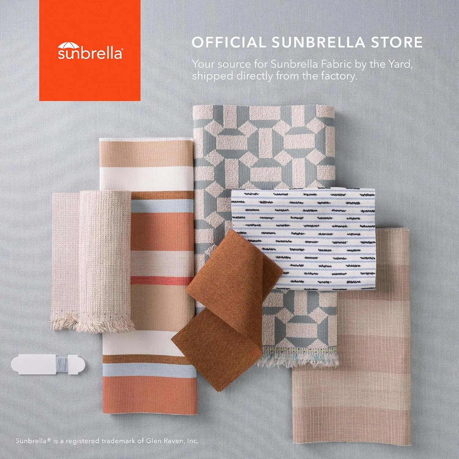 Sunbrella Fabric by The Yard | Official Sunbrella Seller | Indoor or Outdoor Upholstery Fabric for Chairs, Cushions, Drapery, Pillows, Furniture | Eberly II Spring