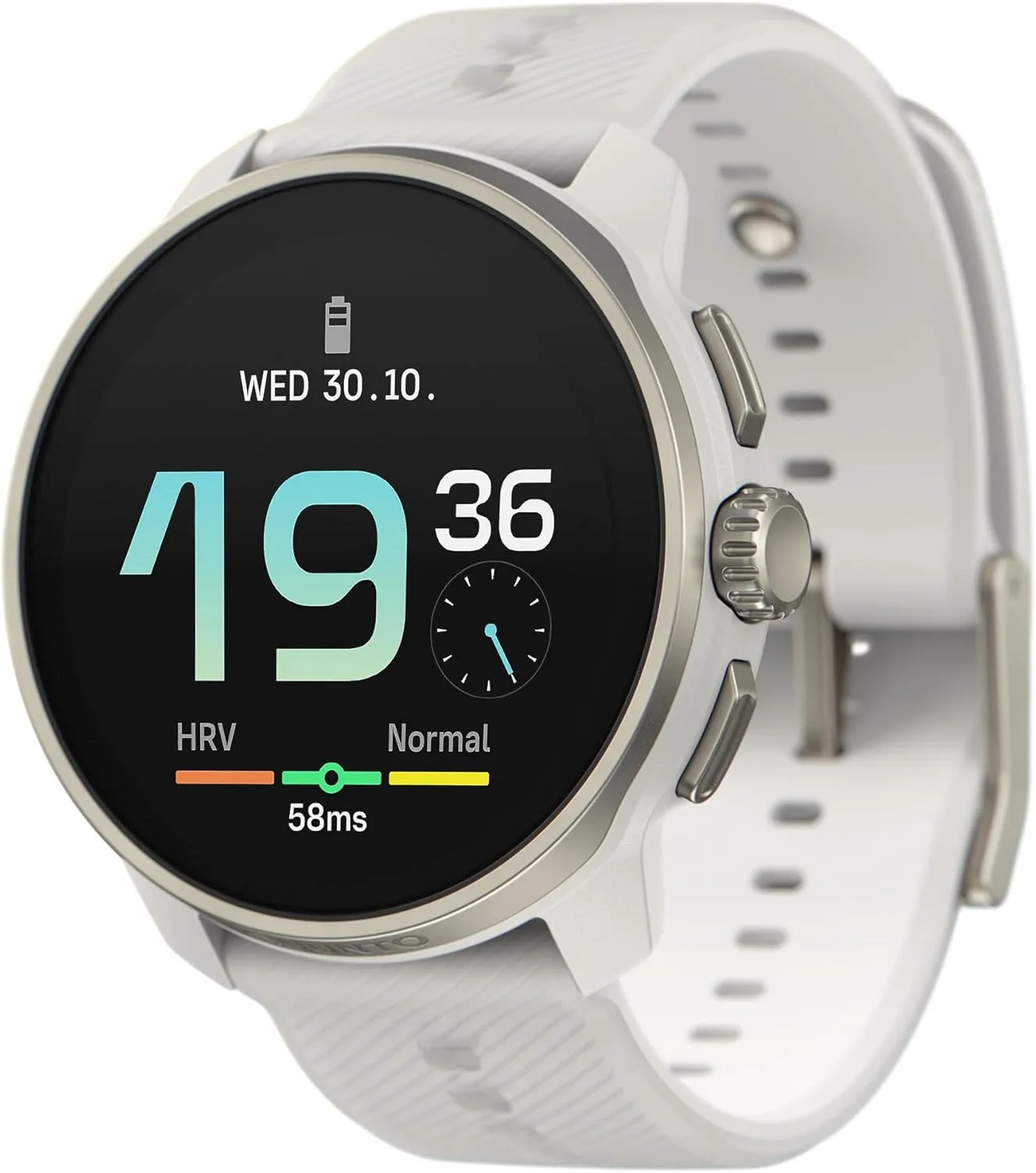 SUUNTO Race S GPS Sports Watch, 1.32" AMOLED Touchscreen w/Crown, 13 Days Battery Life, Training & Sleep Health Tracking, Dual-GNSS, 32GB Global Offline Maps, Lightweight for Running, Powder Gray