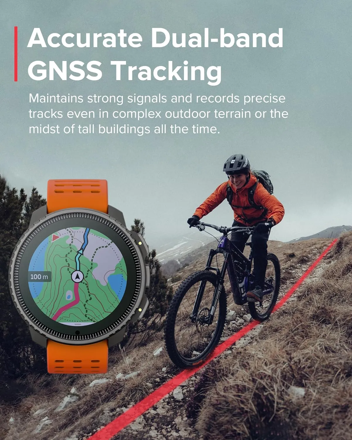 SUUNTO Vertical Solar GPS Adventure Watch, Premium Multisport Watch w/1.4 inch Touchscreen, Free Global Offline Maps, 60-Day Battery Life, Training Records, Heart Rate & Sleep Tracking, Steel Canyon