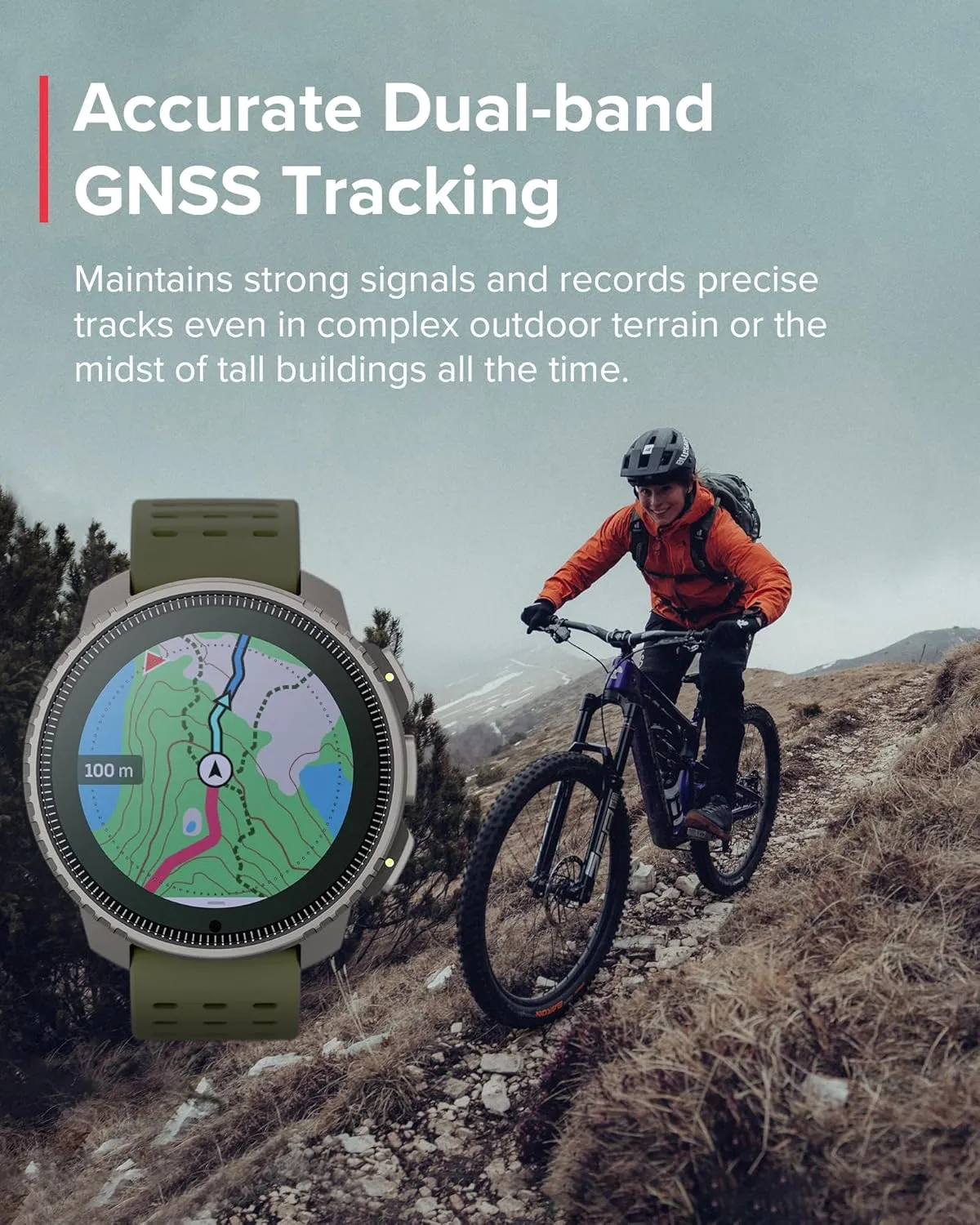 SUUNTO Vertical Solar GPS Watch, Premium Multisport Watch w/60-Day Battery Life, 1.4 inch Large Touchscreen, Heart Rate & Sleep Tracking, Dual-GNSS Navigation, Free Global Offline Map, Ti Forest