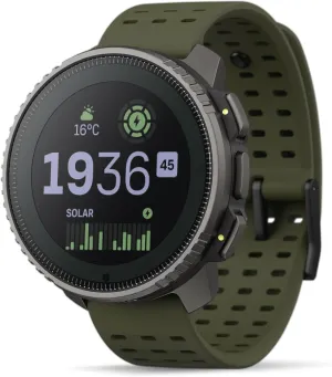 SUUNTO Vertical Solar GPS Watch, Premium Multisport Watch w/60-Day Battery Life, 1.4 inch Large Touchscreen, Heart Rate & Sleep Tracking, Dual-GNSS Navigation, Free Global Offline Map, Ti Forest