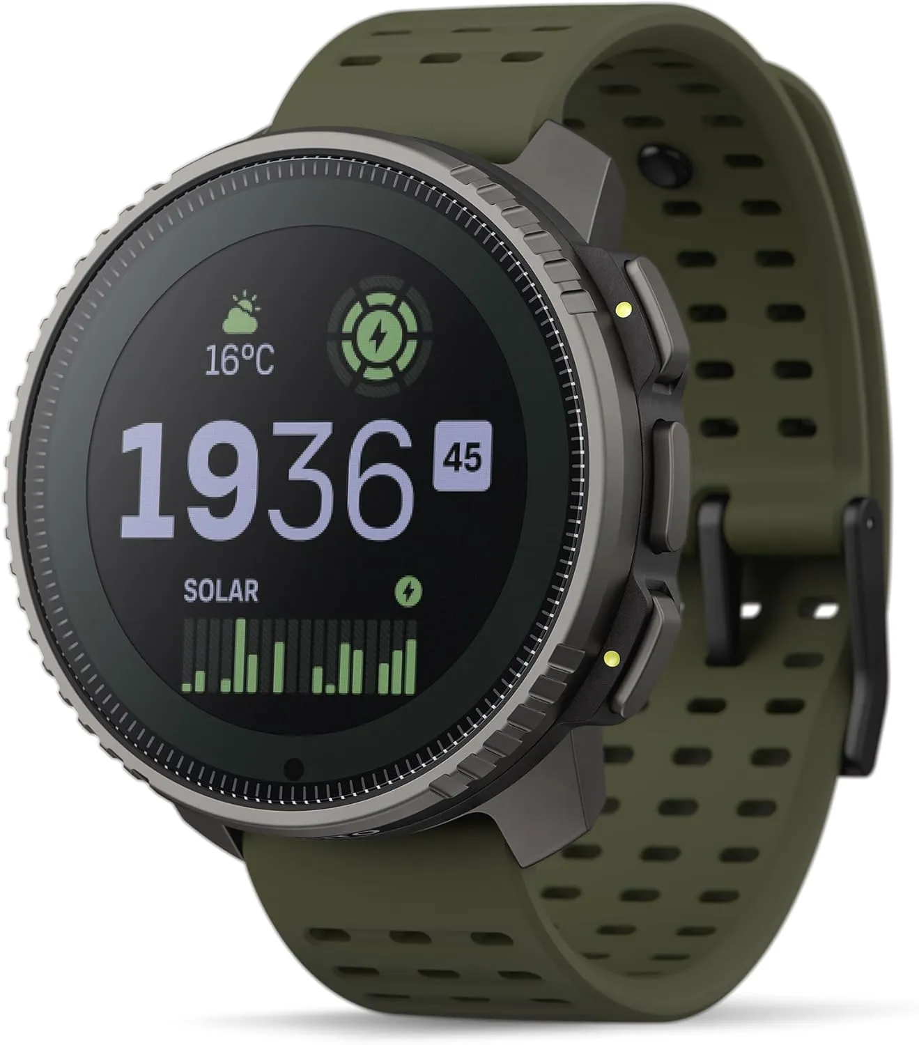 SUUNTO Vertical Solar GPS Watch, Premium Multisport Watch w/60-Day Battery Life, 1.4 inch Large Touchscreen, Heart Rate & Sleep Tracking, Dual-GNSS Navigation, Free Global Offline Map, Ti Forest