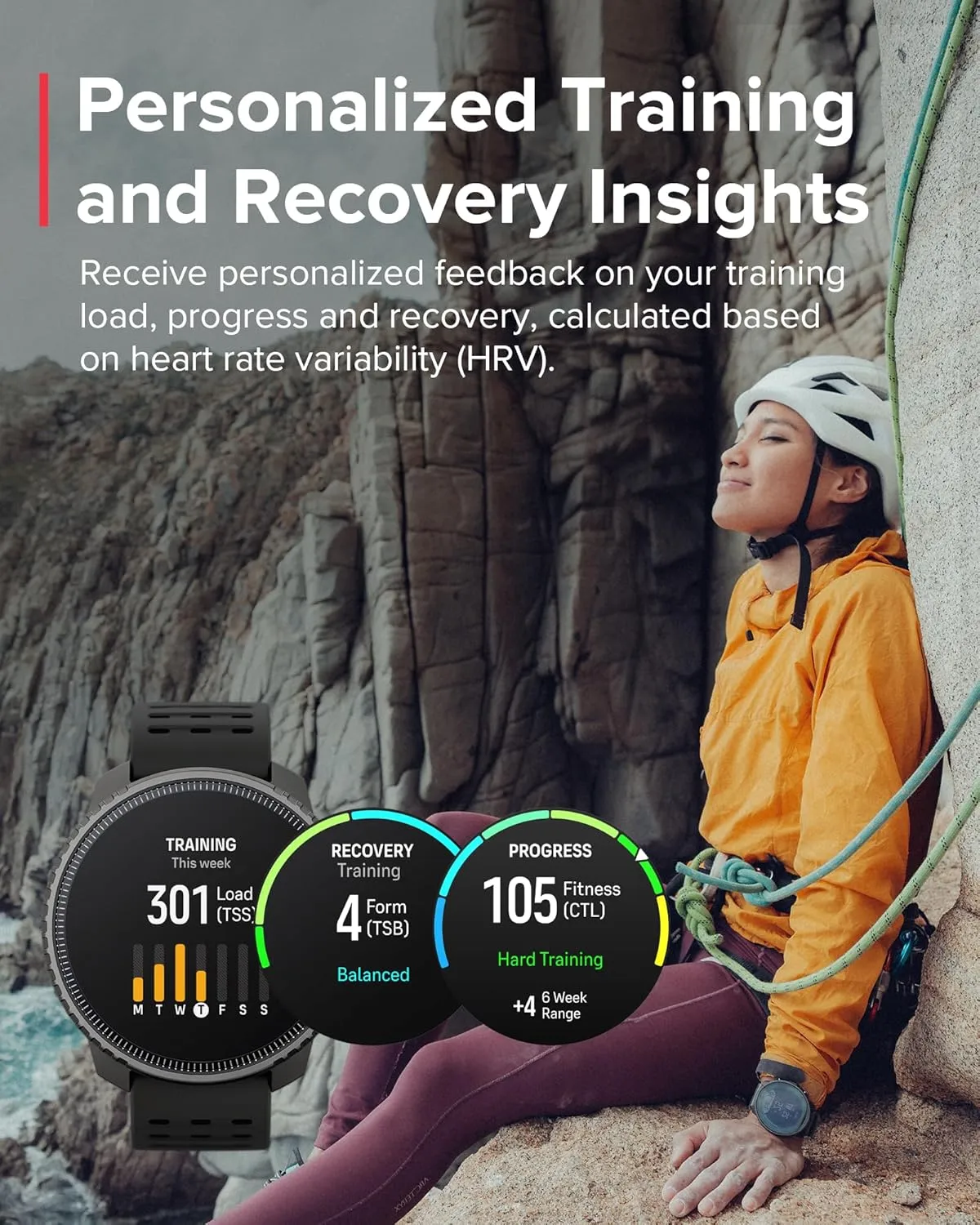 SUUNTO Vertical Solar GPS Watch, Premium Multisport Watch w/60-Day Battery Life, 1.4 inch Large Touchscreen, Heart Rate & Sleep Tracking, Dual-GNSS Navigation, Free Global Offline Map, Ti Forest