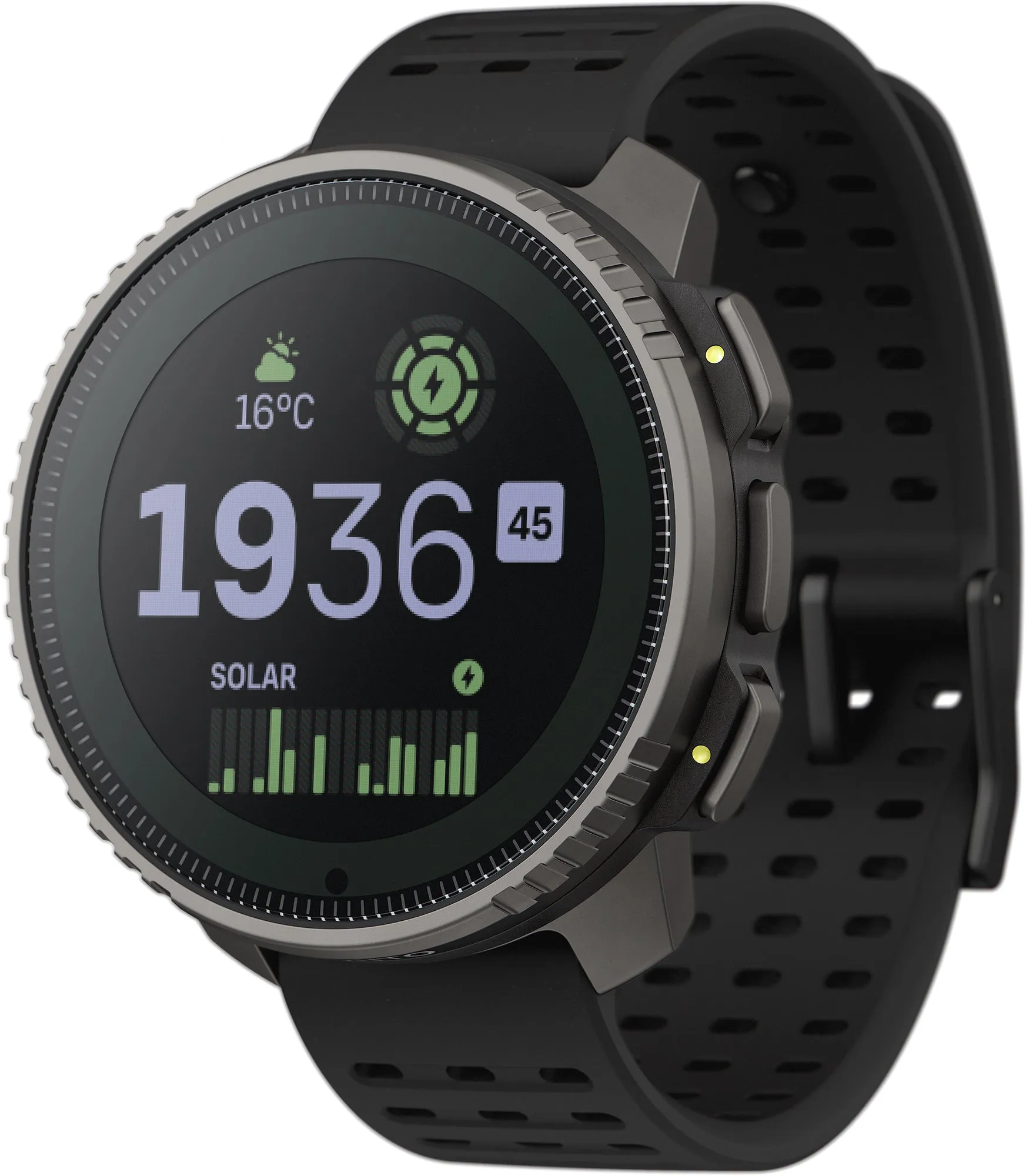 Suunto Vertical Titanium Solar GPS Sports Watch - Black