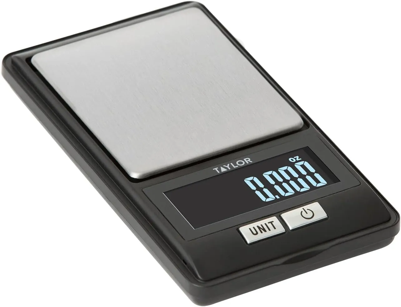 Taylor High-Precision Digital Portioning Scale with Cover, 16OZ/500G, Black