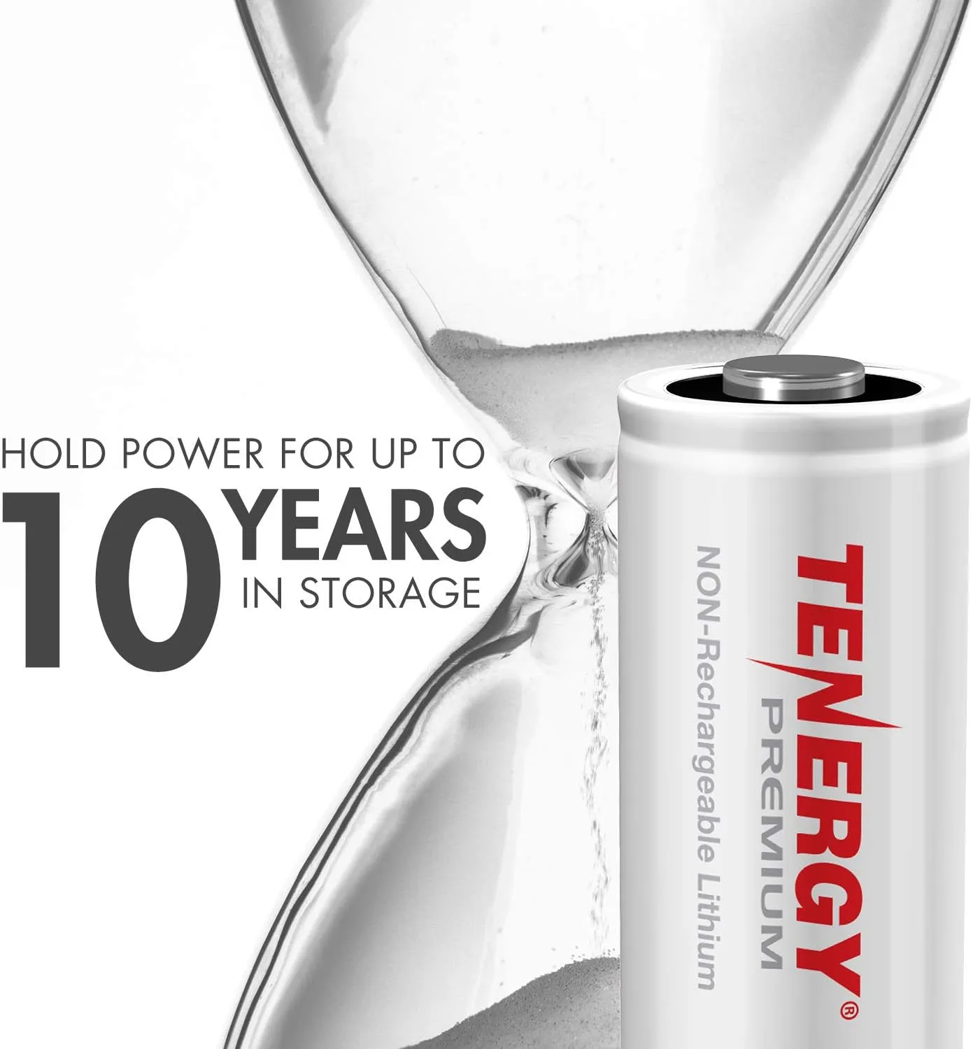 Tenergy Premium 16 Pack NonRechargeable CR123A 3V Lithium Battery, 1600mAh Primary Battery for Arlo Cameras, Photo Lithium Batteries, Security Cameras, Smart Sensors, and More