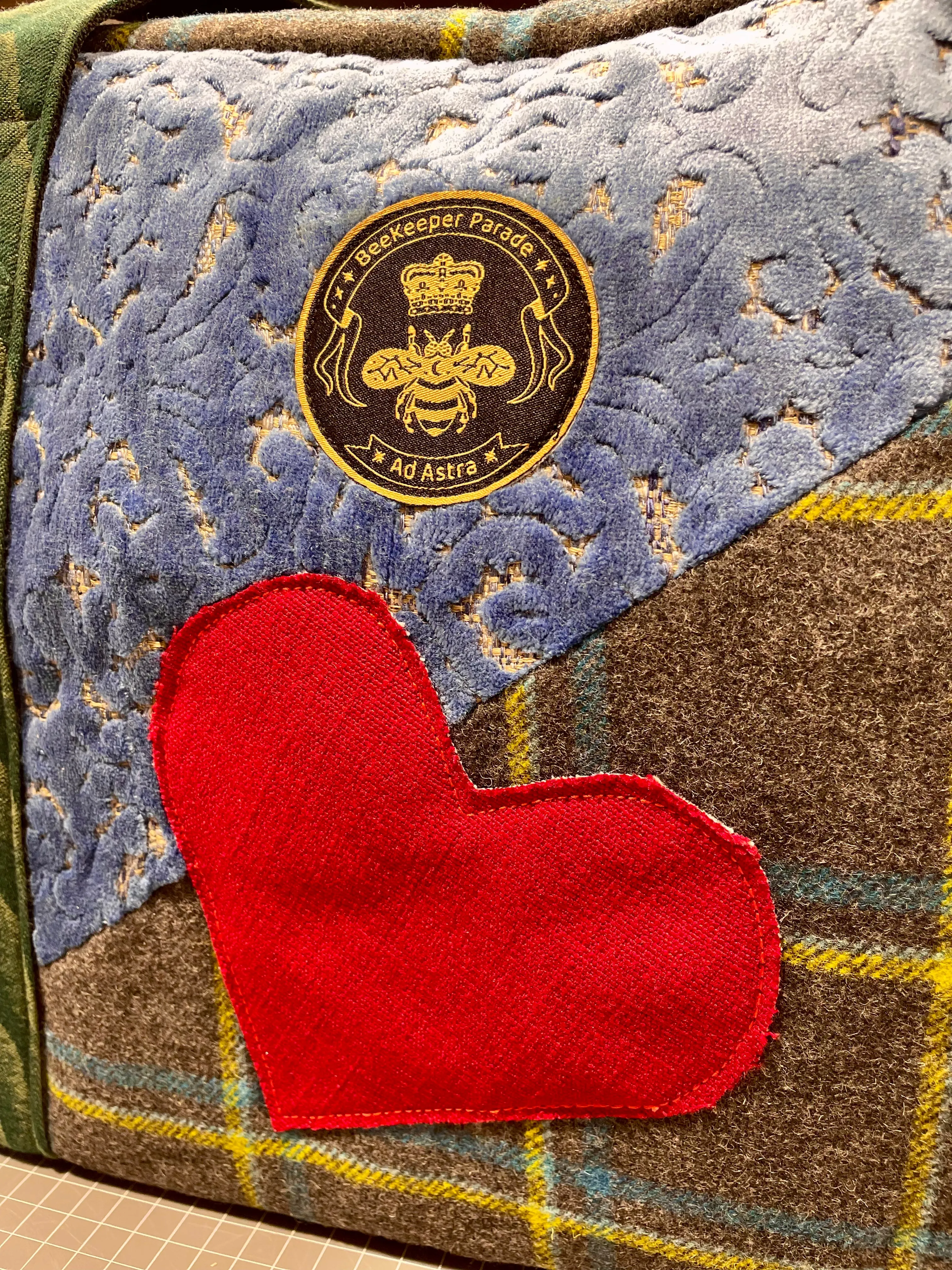 The Red Heart ❤️ Large BeeKeeper Weekender (Da Vinci Collection)
