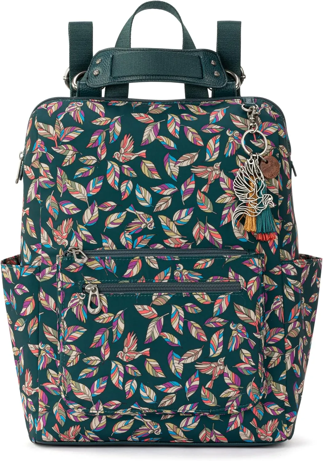 The Sak Womens Loyola Convertible Backpack Marine Treehouse One-Size