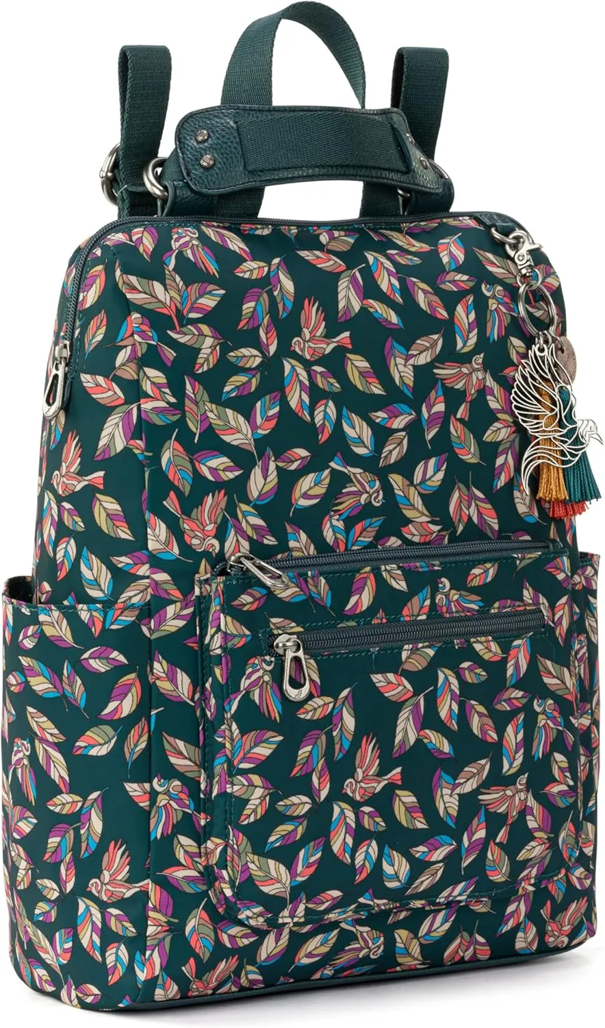 The Sak Womens Loyola Convertible Backpack Marine Treehouse One-Size