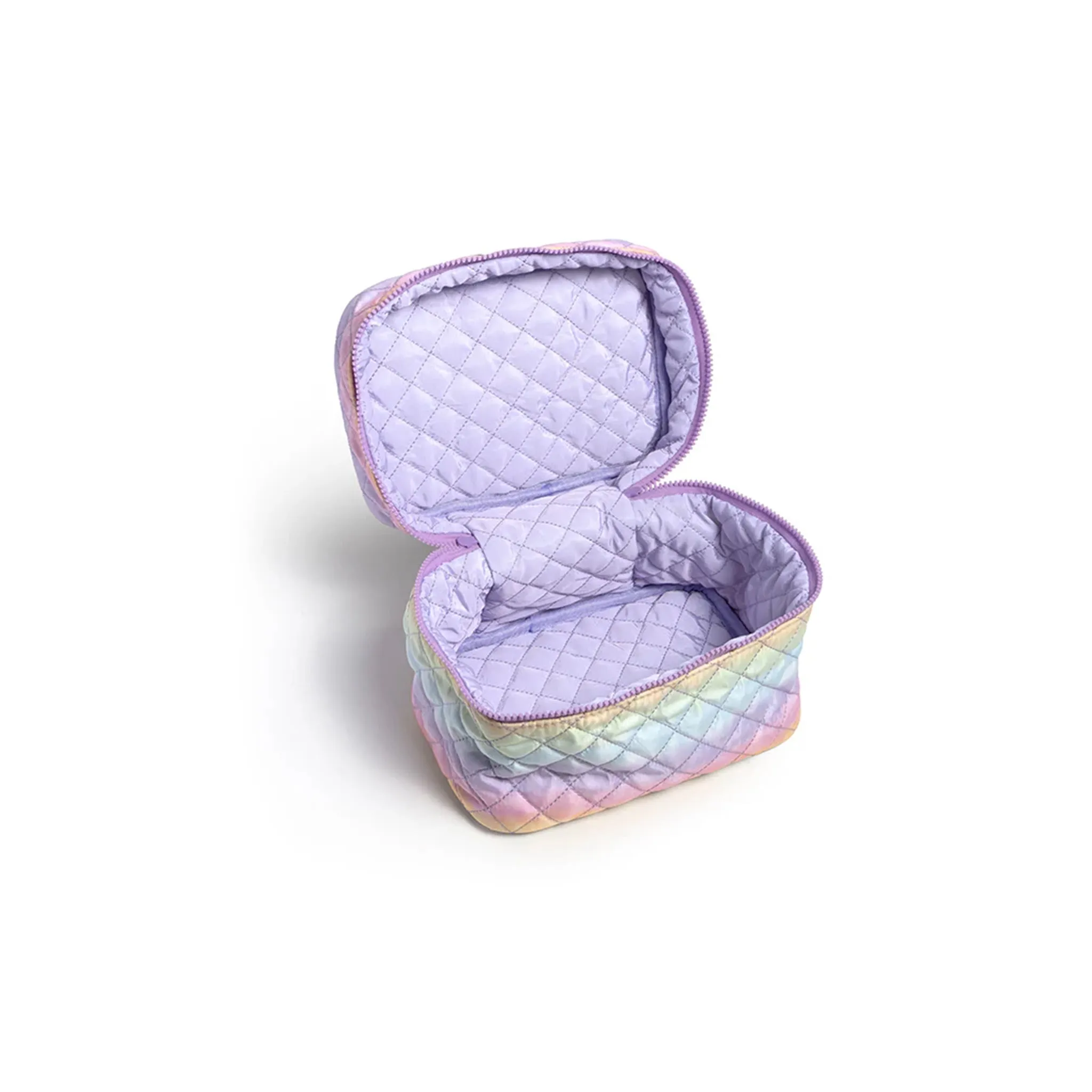 Tie Dye Quilted Travel Cosmmetic Case