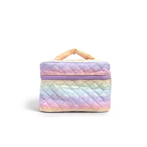 Tie Dye Quilted Travel Cosmmetic Case