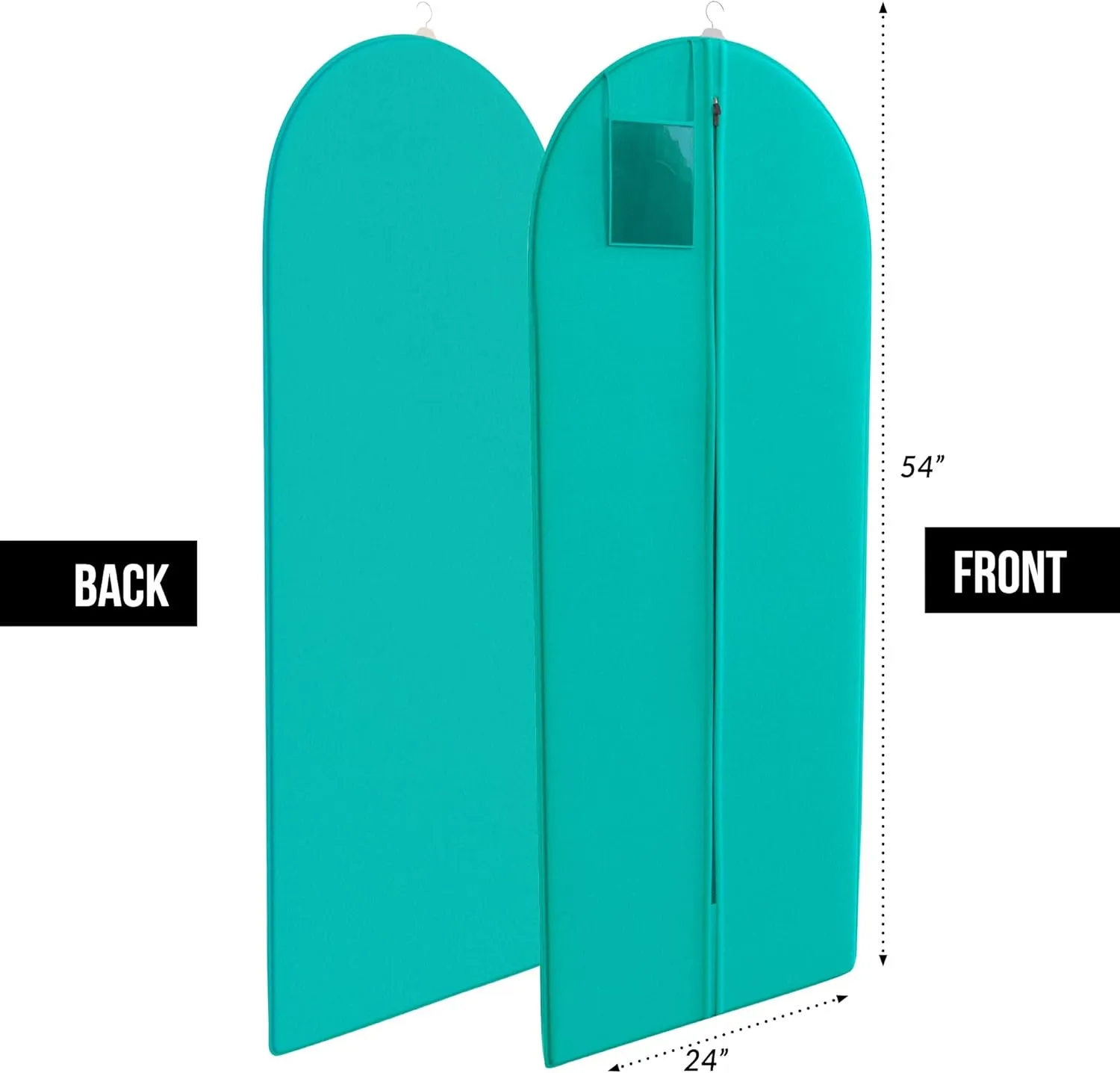 Tiffany Dress and Gown Garment Travel Bags - 54" x 24" -Women's, Hanging Window