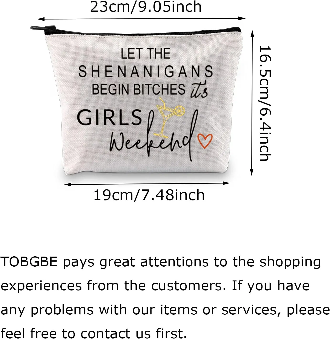 TOBGBE Women Weekend Gift Women Makeup Bag Womens' Trip Bag Travel Pouches Toiletry Bag Cases Travel gifts for Best Friends