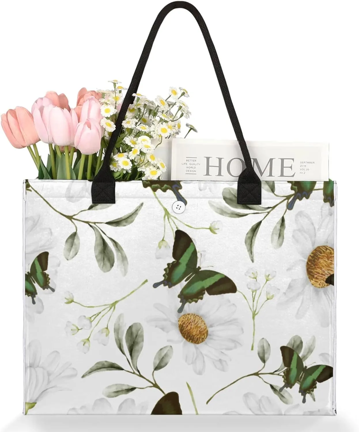 Tote Bag for Women Reusable Canvas Shoulder Bag