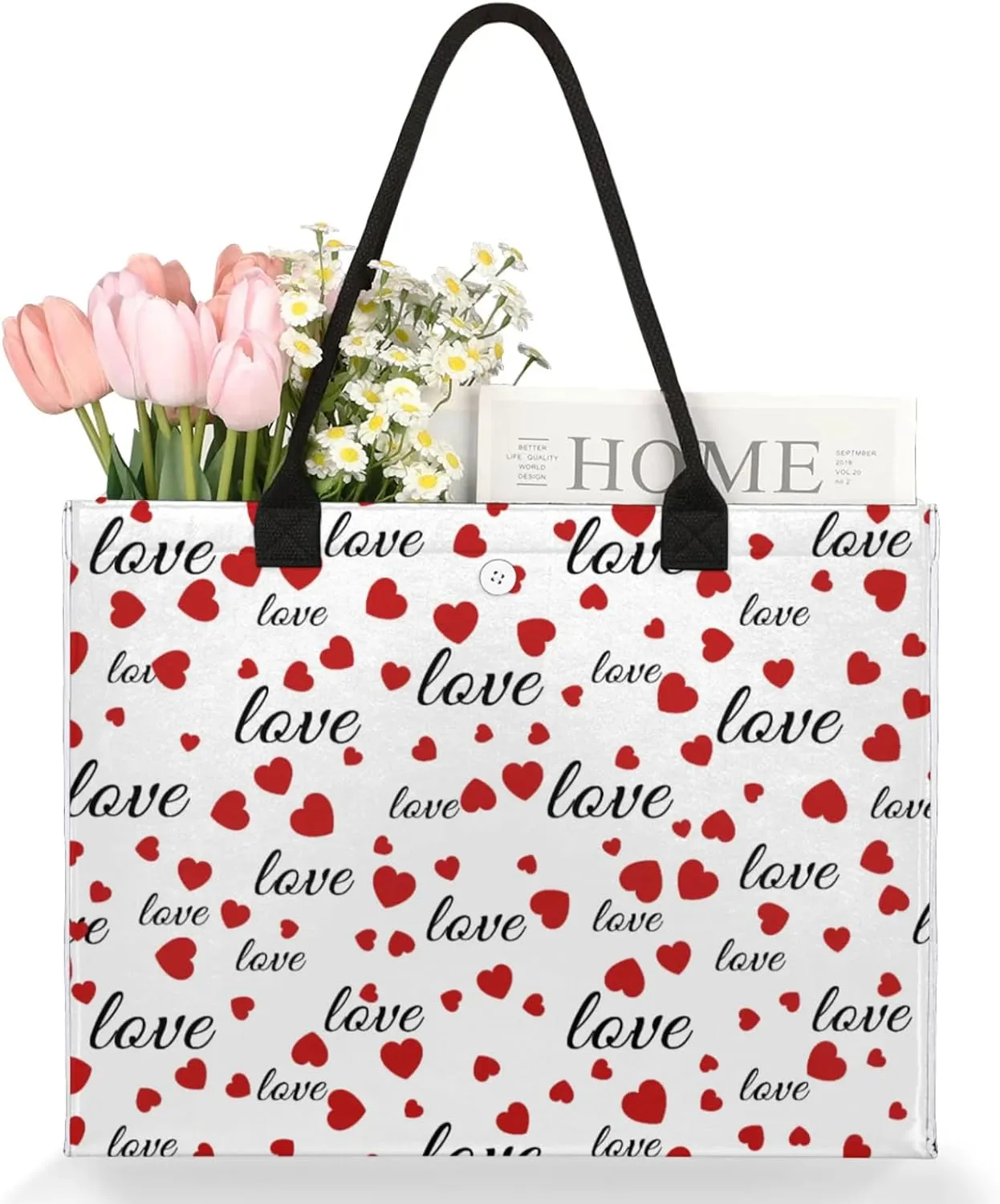 Tote Bag for Women Reusable Canvas Shoulder Bag