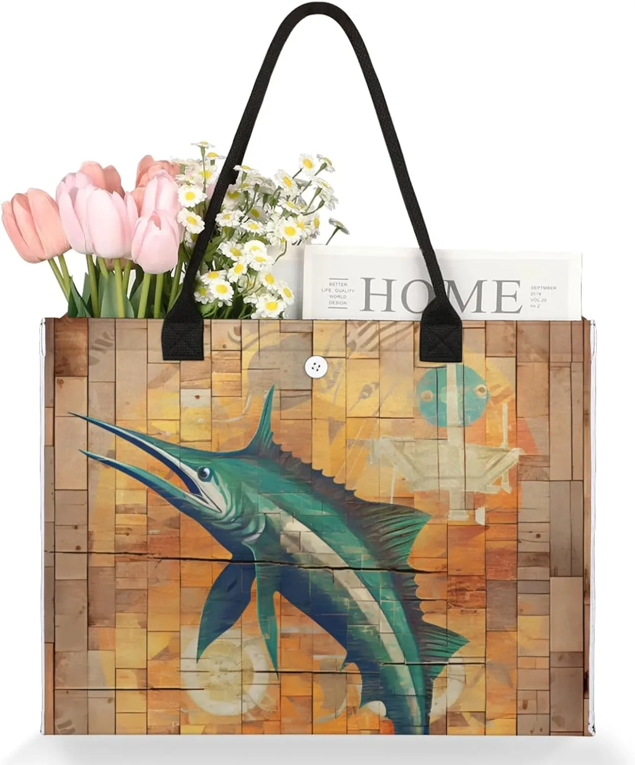 Tote Bag for Women Reusable Canvas Shoulder Bag