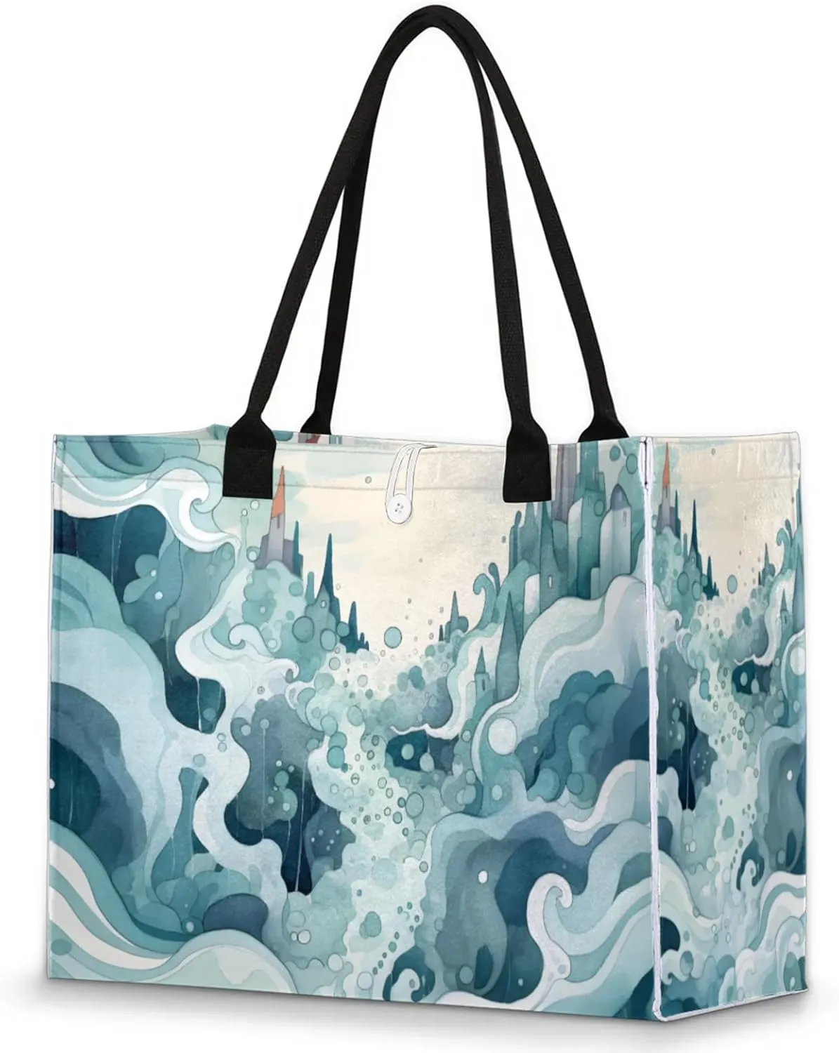 Tote Bag for Women Reusable Canvas Shoulder Bag
