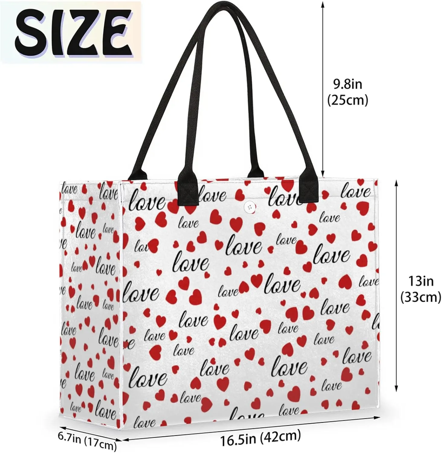 Tote Bag for Women Reusable Canvas Shoulder Bag