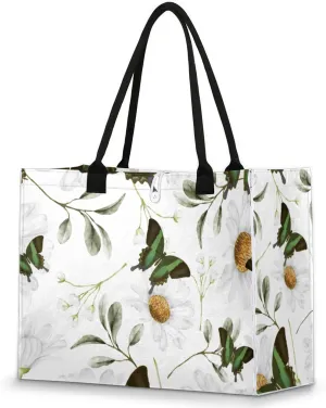 Tote Bag for Women Reusable Canvas Shoulder Bag