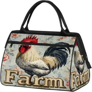 Tote Bag for Women with Zipper, Large Shoulder Bag Handbag for Travel Sports Work
