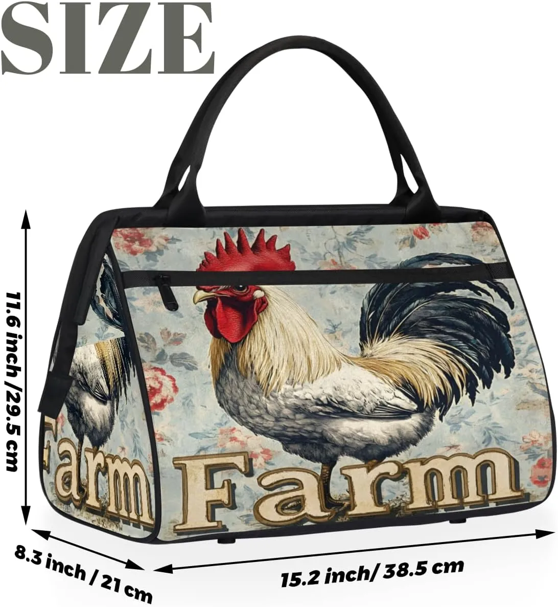 Tote Bag for Women with Zipper, Large Shoulder Bag Handbag for Travel Sports Work