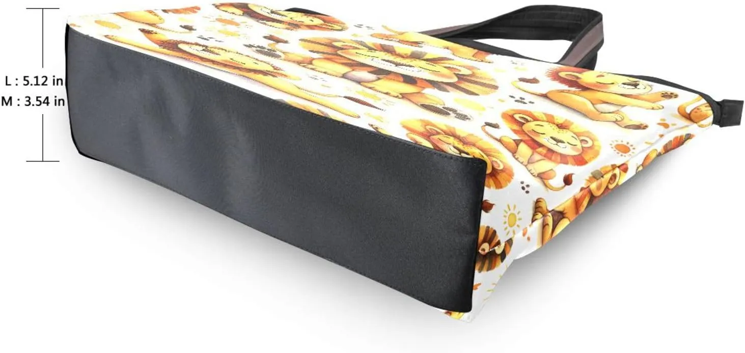 Tote Bag for Women with Zipper,Polyester Tote Purse Holiday Tote Bag Work Handbag Women Gift