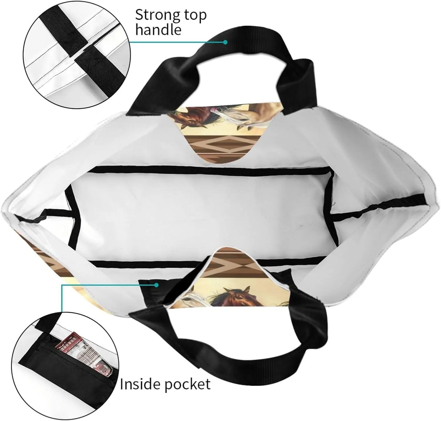 Tote Bag for Women,Large Beach Bag Reusable Grocery Bags Casual Shoulder Bag Handbags for Shopping Travel Work