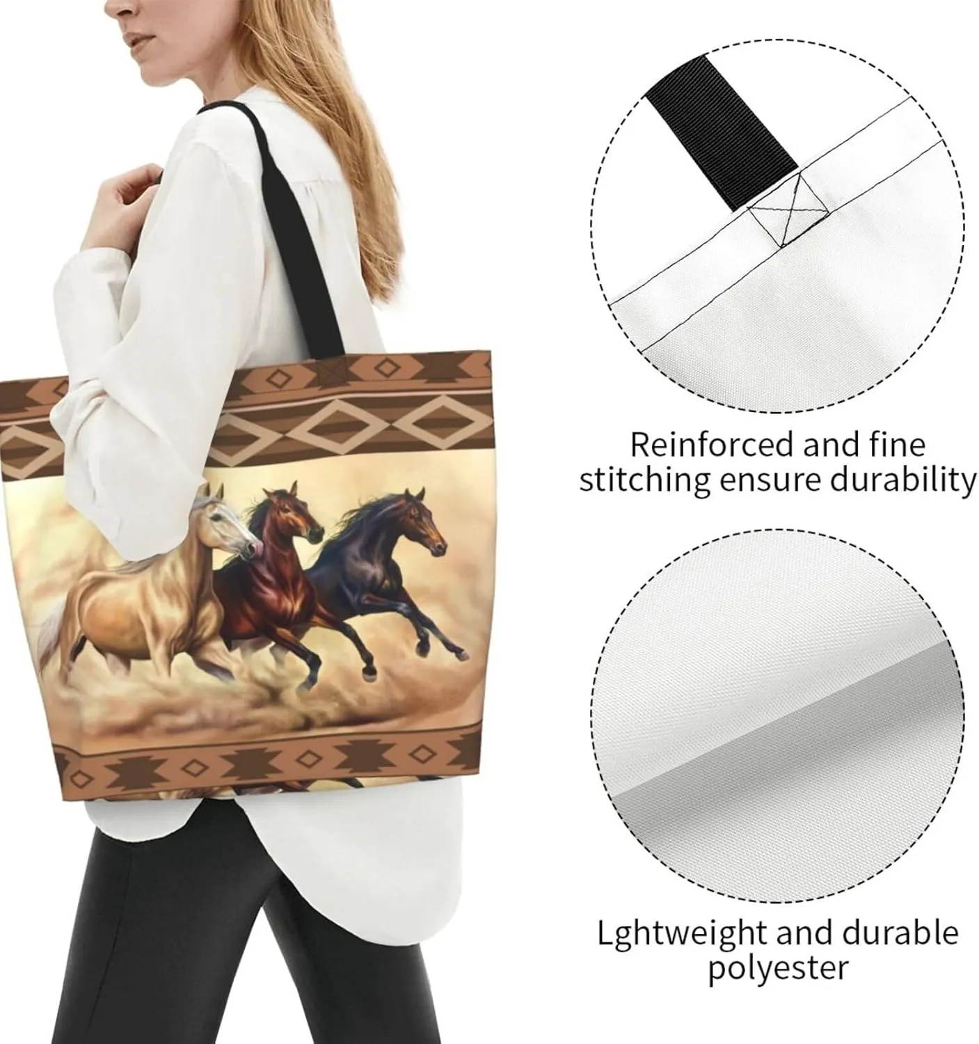 Tote Bag for Women,Large Beach Bag Reusable Grocery Bags Casual Shoulder Bag Handbags for Shopping Travel Work