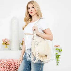 Tote Hat Carrying Bag Clear