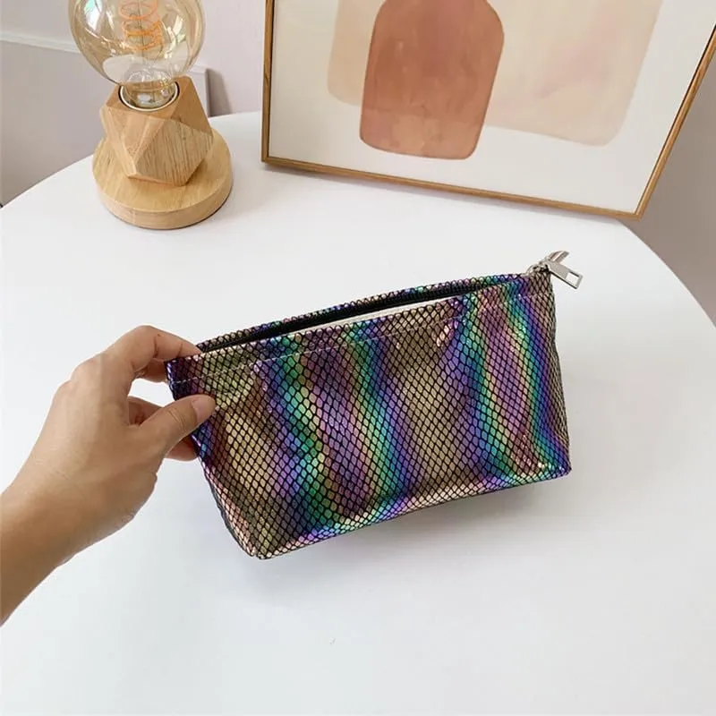 Travel Bag Makeup Bag Travel Toiletry Bag for Women Make Up Cosmetic Bag with Zipper Makeup Pouch Bag Organizer (Medium)