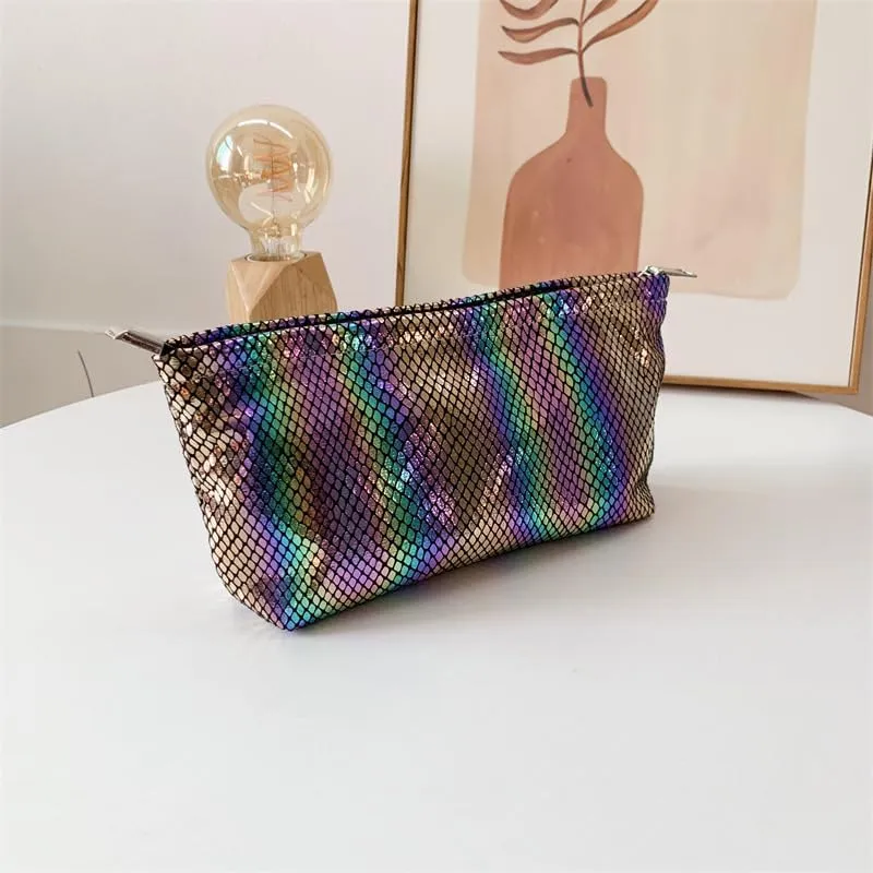 Travel Bag Makeup Bag Travel Toiletry Bag for Women Make Up Cosmetic Bag with Zipper Makeup Pouch Bag Organizer (Medium)