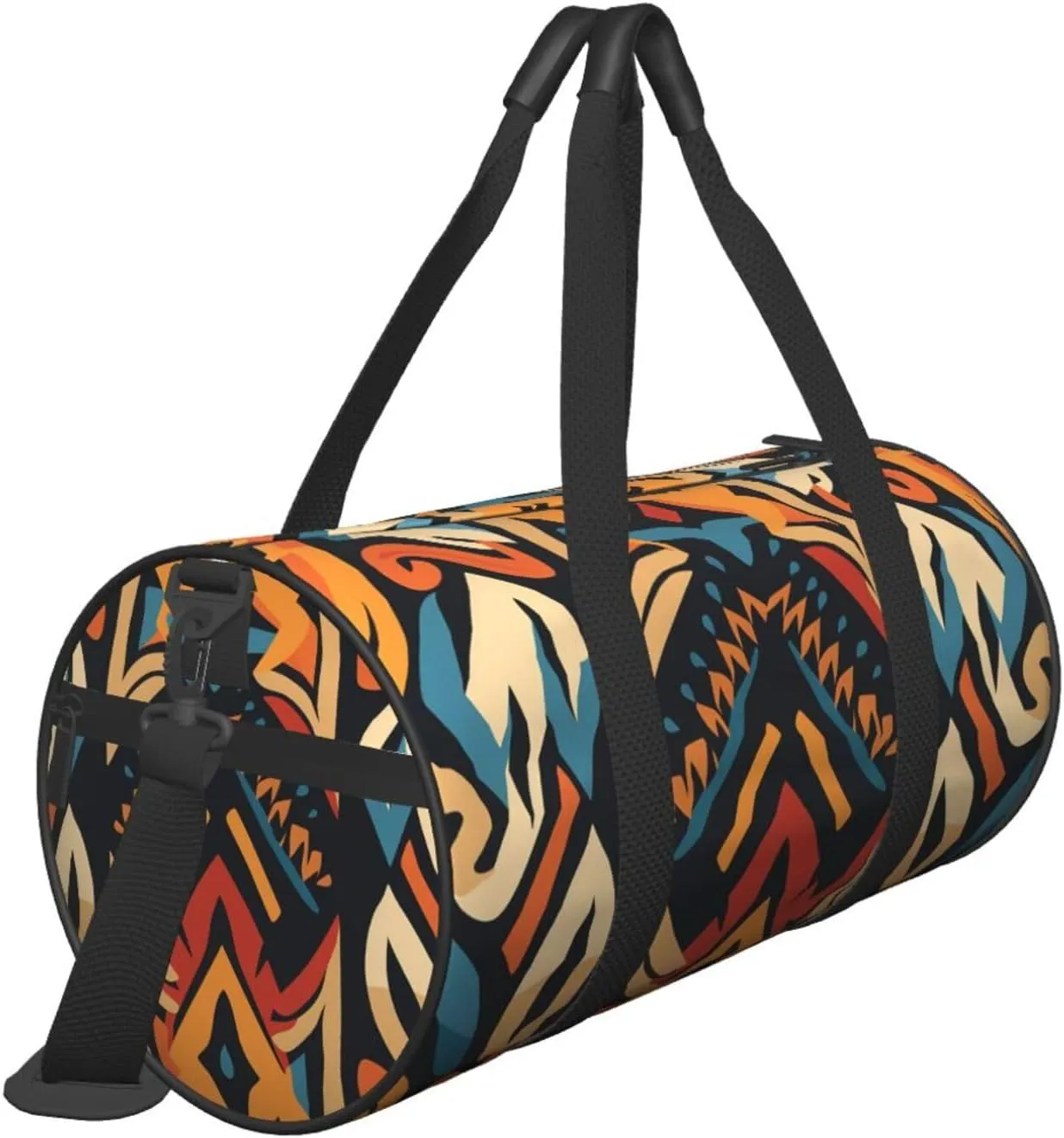 Travel Duffel Bag Ethnic Bohemian Pattern Weekender Overnight Bag For Men Women Large Capacity Sports Gym Bag Canvas Carry On Tote Bags For Travel Yoga