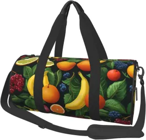 Travel Duffel Bag Ripe Fruits Weekender Overnight Bag For Men Women Large Capacity Sports Gym Bag Canvas Carry On Tote Bags For Travel Yoga