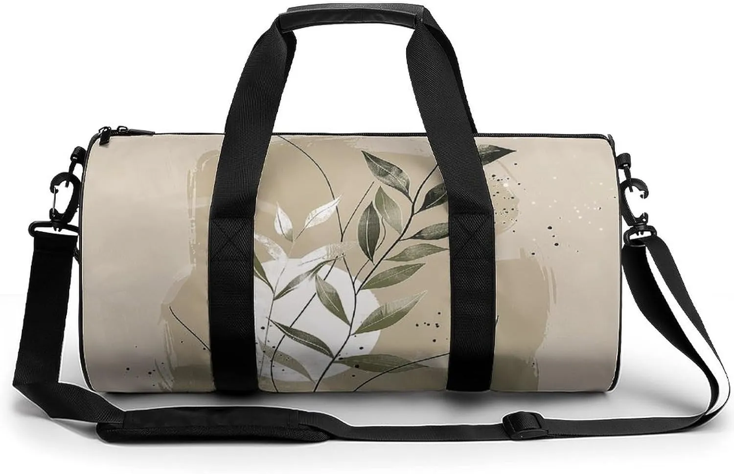 Travel Duffel Bag Weekender Bags for Men Women Large Capacity Overnight Bags Abstract Botanical Art Travel Sports Gym Bag Canvas Carry On Tote Bags for Travel Yoga