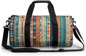 Travel Duffel Bag Weekender Bags for Men Women Large Capacity Overnight Bags Colored Stripes Travel Sports Gym Bag Canvas Carry On Tote Bags for Travel Yoga