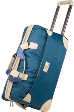Travel Duffel Bags Rolling Luggage Bag Women Carry on luggag Bags Travel Trolley Bag for Men Trolley Bag on Wheels Trolley Suitcase Wheeled Duffle(Blue)