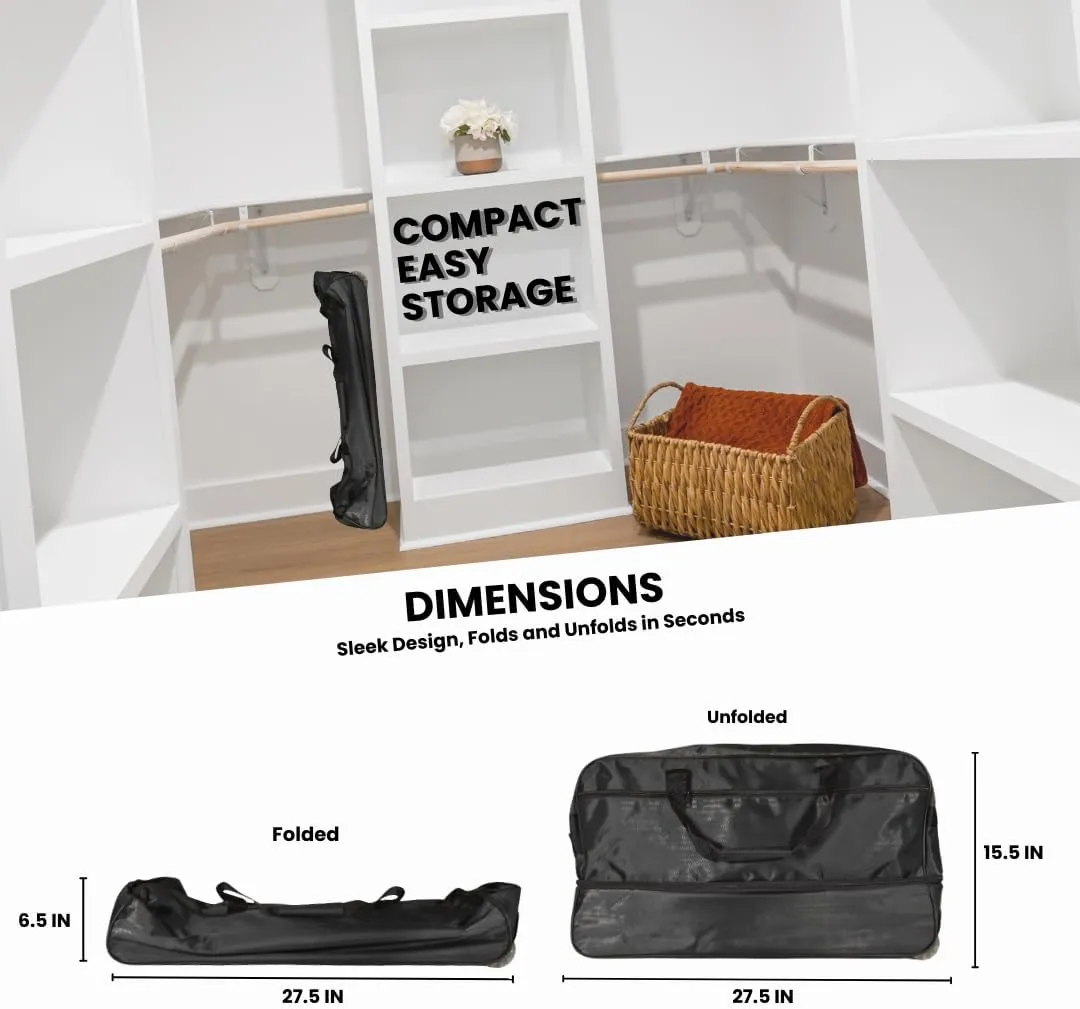 Travel Duffle Bag 87L, Foldable, Expandable to 104L, Gym Travel Carry On Overnight Weekender Retractable Handle Women Men (Black)
