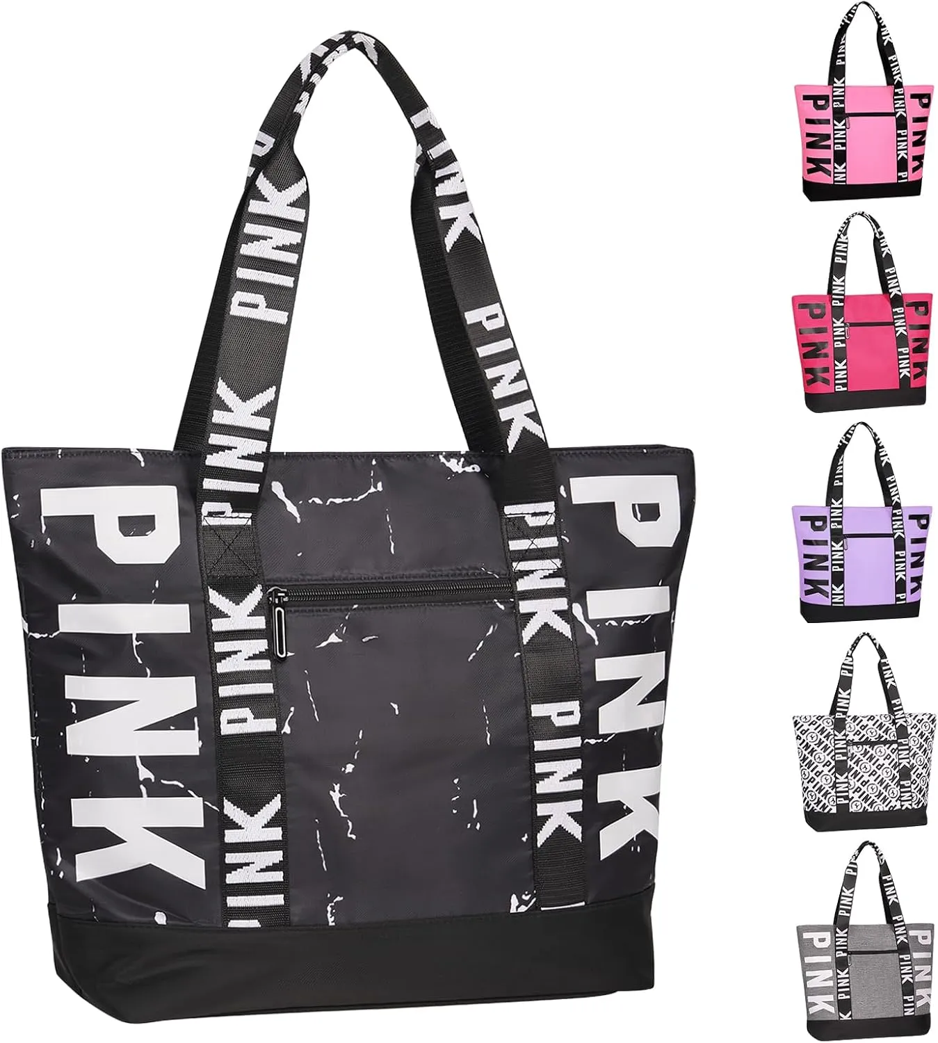 Travel Tote Bag for Women, Large Waterproof Beach Bag for Daily