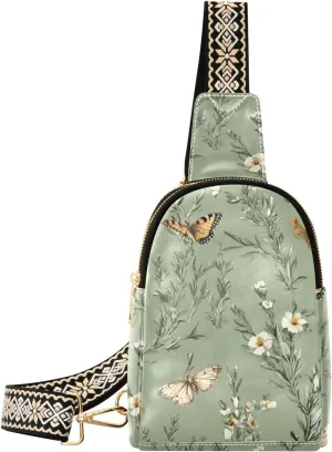 trendy Chic Rosemary Sage Green Wild crossbody bag multipurpose anti theft crossbody bag for travel