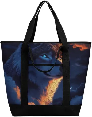Trendy Commuter Tote Bag Large Insulated Shopping Bag For Travel