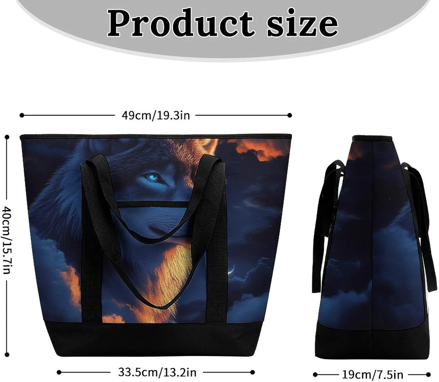 Trendy Commuter Tote Bag Large Insulated Shopping Bag For Travel