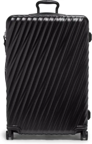 TUMI - 19 Degree Extended Trip Expandable 4 Wheeled Packing Case - Hard Shell Suitcase - Roller Suitcase Checked Bag - Matte Black